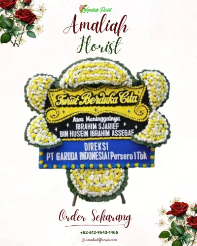 Papan Bunga Duka di Mranggen